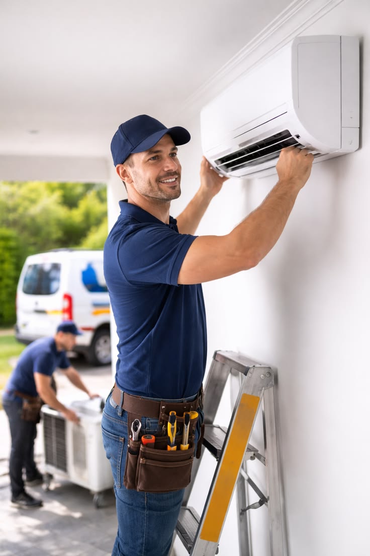 Skystream professional AC repair and house cleaning team in Delhi